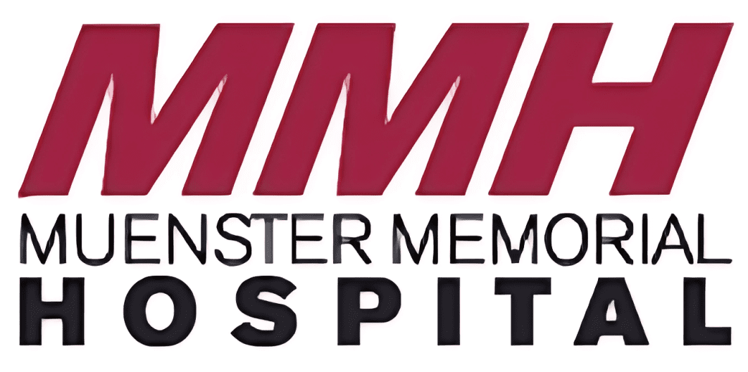 A logo for the monster memorial hospital.