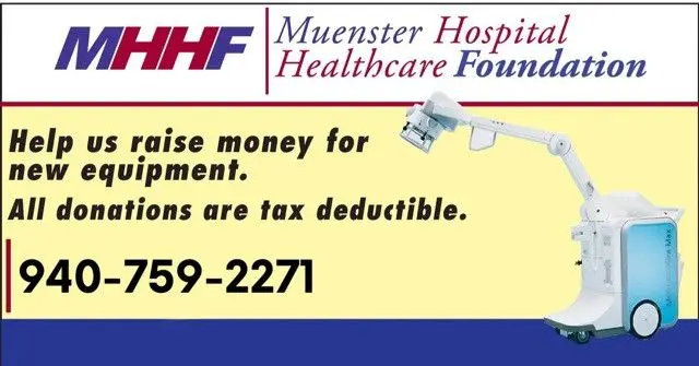 Donate to Muenster Hospital Healthcare Foundation.